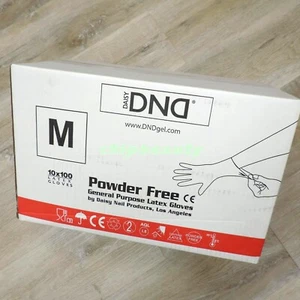 1000Pcs DND Latex Gloves Safe-Guard High Quality Powder Free Vinyl Glove Size M - Picture 1 of 1
