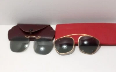 Juego de 2 gafas de sol Polaroid vintage años 30 años 40 Foto 1 de 4