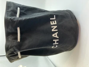 CHANEL Pool Bag Logo Height 40cm(15.75 inch) Diameter 30cm(11.81 inch) Black... - Picture 1 of 13