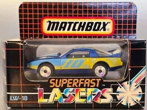 Vintage 1987 Matchbox Superfast Lasers Pontiac Firebird Racer / LW-18 / Open Box - Picture 1 of 9