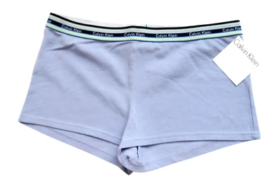 Pantalones cortos hipster para mujer A559 Calvin Klein S0928D 1143D logotipo deportivo cintura dormir Foto 1 de 2