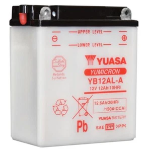 Yuasa Conventional YB12ALA 12V Battery For Honda Nighthawk 650 CB650SC 1983-85 - Picture 1 of 3