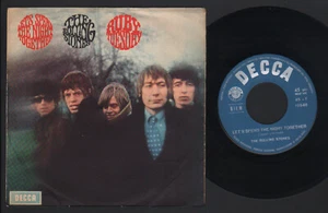 7" ROLLING STONES LET'S SPEND THE NIGHT TOGETHER / RUBY TUESDAY DECCA ITALY 1967 - Foto 1 di 1