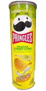 NEU PRINGLES MEXIKANISCHE STRASSENMAIS AROMATISIERTE KARTOFFELCHIPS 5,5 OZ (158g) DOSE - Bild 1 von 3