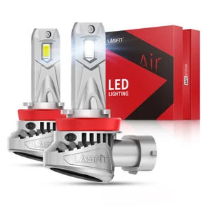 LASFIT H11 H9 H8 LED Headlights Bulb Converion Kit Low Beam 7000LM 6000K LCair - Picture 1 of 10
