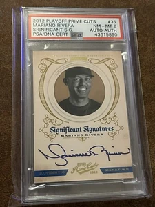 2012 Playoff Prime Cuts Mariano Rivera Auto /25 PSA 8 - Bild 1 von 4