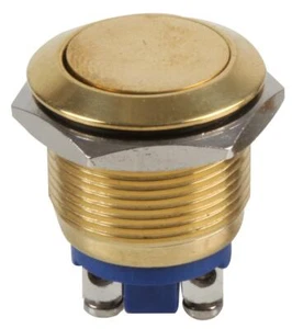 Anti Vandal Interruptor, 19MM, Plano, Latón, Interruptores Para sin Marca - Imagen 1 de 1