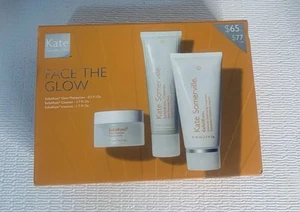 Authentic Kate Somerville Face The Glow 3 Piece Kit Brand New In Box - Picture 1 of 3
