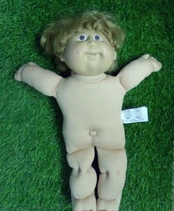 CABBAGE PATCH KIDS DOLL coleco CORNSILK BLOND PONY W/TEETH #00 - Picture 1 of 6