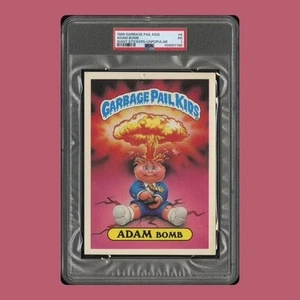 ADAM BOMB 1986 GPK 5x7 Giant Sticker Garbage Pail Kids PSA 1 POP 1 - Picture 1 of 1