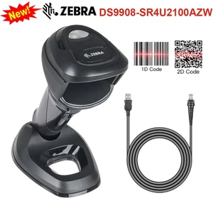 Zebra DS9908-SR USB Kit Handheld 1D 2D Barcode Scanner Leser DS9908-SR4U2100AZW - Bild 1 von 11