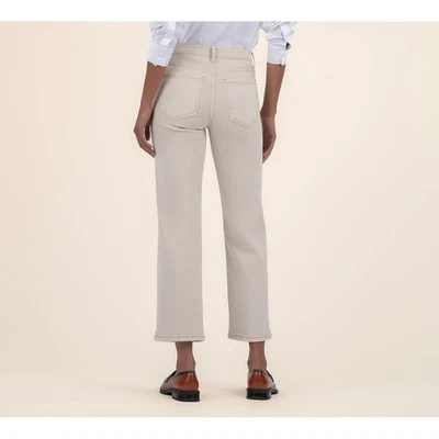 KUT from the Kloth Crop Charlotte High Rise Wide Leg Fab Ab Culotte Jeans Sz 2 - Image 1 of 4