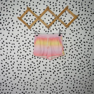 Pantalones Cortos Antiguos Azul Marino Rosa Omber Cordón Informales 100% Algodón Niñas Talla Grande Foto 1 de 4