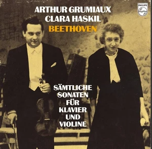 BEETHOVEN Violin Sonatas GRUMIAUX HASKIL Philips 6733001 4LP Box RED/SILVER NM- - Picture 1 of 3