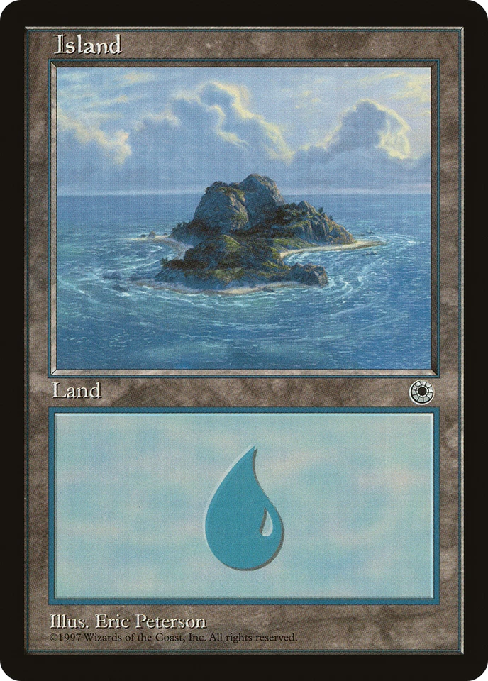 Island (Beach Right) (MP) Portal POR Magic MTG - Image 1 of 1