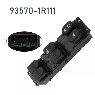 Power Window Switch Driver Side Door For Hyundai Accent 2014-2017 93570-1R111 — 第 1/4 张图片