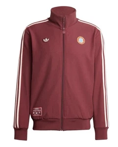 Adidas FC Bayern Munich Terrace Icon Track Top Jacket Red Men Size Small ⚽️ $110 - Picture 1 of 6