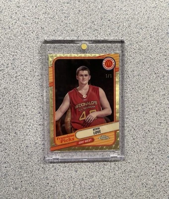 2024 Topps Cromo McDonald’s Kevin Love Franchise Picks Superfractor 1/1 RARO Foto 1 de 2
