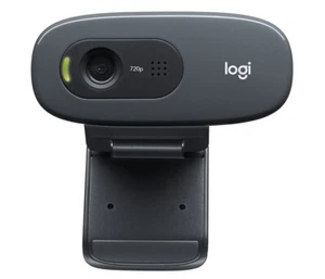 Logitech C270 HD Webcam 720p black IN HAND - Picture 1 of 6