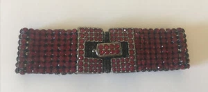 Armband rot purpurrot klein Perlen - Bild 1 von 7