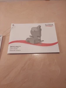Britax Skyline Click Tight Kindersitz Bedienungsanleitung Handbuch. NEU - Bild 1 von 3