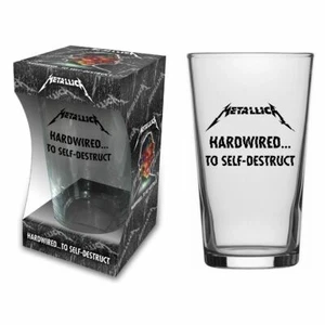 Metallica Hardwired To Self-Destruct Beer Glass - Picture 1 of 1