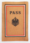 Pass 1916 Sieradz Polen Grenzübertritt Ausweis 