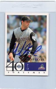 2003 Upper Deck #504 Mike Koplove Diamondbacks Signed Auto *H7136