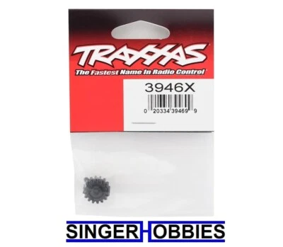 Traxxas 3946x Gear 16-T pinion (32-p) heavy duty machined hardened steel TRA1 - Image 1 of 2