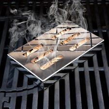 Affumicatore BBQ Smoker Box Barbecue In Acciaio Universale Per Qualsiasi Griglia