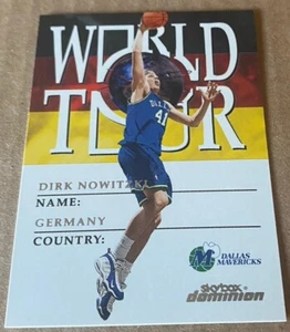 DIRK NOWITZKI HOF 1999-00 SKYBOX DOMINION World Tour Card #185 NM-MT Condition - Picture 1 of 2