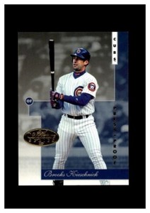 1996 Leaf Signature Gold Press Proof #95 Brooks Kieschnick Chicago Cubs