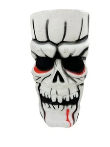 Halloween Skeleton 6 Drinking Glasses Set Plastic Tumblers Monster Decor Plastic - Picture 1 of 13