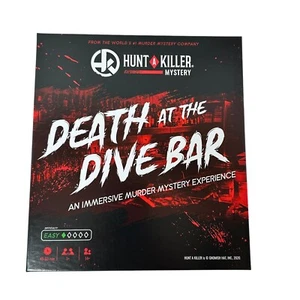 Hunt A Killer Death At The Dive Bar Murder Mystery Game Detective Complete Easy - Picture 1 of 2