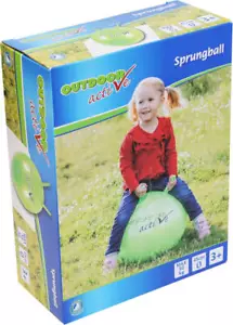 Hüpfball Sprungball Kinder Hopser Outdoor Ball Springball Active mit Griff 45cm - Bild 1 von 5