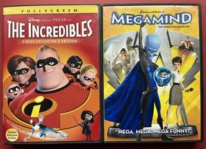 The Incredibles (DVD, 2-Disc Set, Full Screen, Collectors Edition + Megamind DVD - Picture 1 of 5