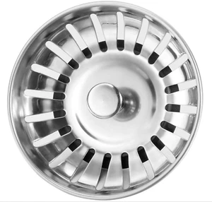ANPRO Colino Acciaio Inox Lavello Cucina Spina 78mm Argento - Foto 1 di 5