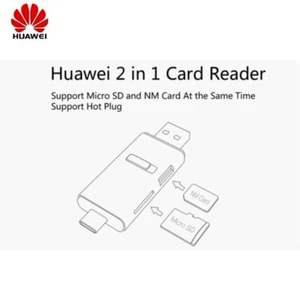 Huawei 2 in 1 Memory Card Reader multifunctional card reader USB-A/C 3.0USB - Picture 1 of 7