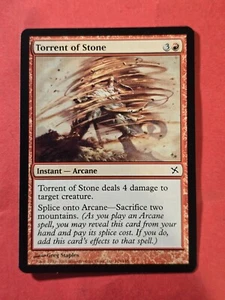 2005 Magic The Gathering Betrayers of Kamigawa #119 Torrent of Stone, C, NF, cd1 - Picture 1 of 3
