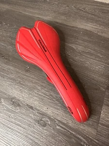 RavX SprintMax Bicycle Seat Saddle 7mm Hollow Ti Rails Red - Picture 1 of 7