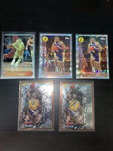 1996-97 Topps Chrome Derek Fisher #206 Rookie RC Draft Pick DP24 Finest Lakers