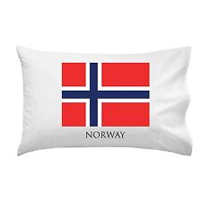 Norway World Country National Flag Single Pillow Case Soft Standard New