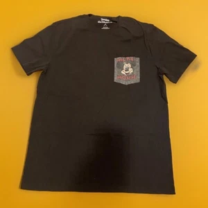Disney Mickey Mouse T-Shirt mit Tasche schwarz Shirt Large - Bild 1 von 6