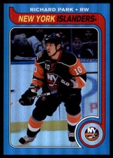 2008-09 O-PEE-CHEE 1979-80 RETRO RAINBOW RICHARD PARK 054/100 NEW YORK ISLANDERS