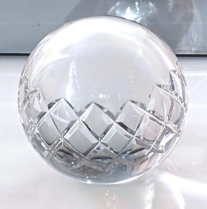 Kristallgeschnittenes Glas Briefbeschwerer - Bild 1 von 2