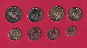CROATIA Full set coins Euro coin 2023 NIKOLA TESLA * UNC - Picture 1 of 2