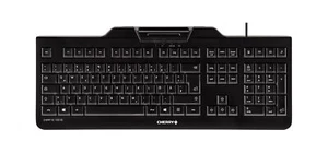 CHERRY KC 1000 SC keyboard USB QWERTY Spanish Black - JK-A0100ES-2 - Picture 1 of 1