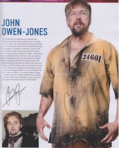 John Owen Jones HAND SIGNED 8x10 Photo, Autograph Phantom Of The Opera Les Mis C - Picture 1 of 2