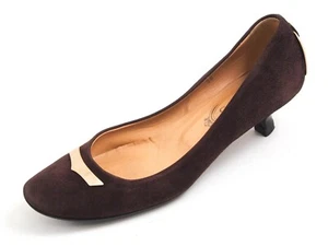 Zapatos De Tacón Bajo Tod's Marrón De Ante Para Mujeres Talla US 6 EU 36 $580 - Imagen 1 de 8