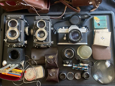 Vintage Camera Bundle (Inc Rolleiflex 3.5F Model T) - Image 1 of 4